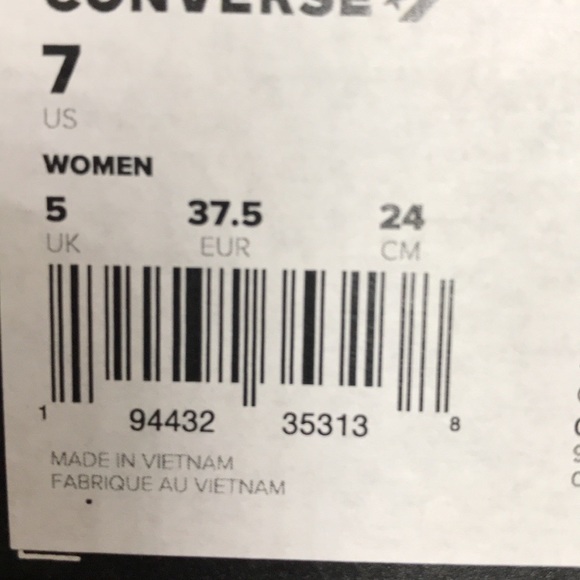 PLATFORM CONVERSE CTAS LIFT OX BRAND NEW - Picture 15 of 16